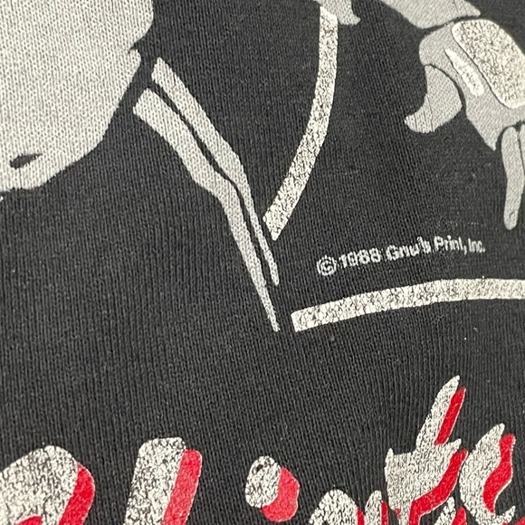 Vintage Black Shirts Football Classic 1980s Crewneck Sports Sweatshirt - Picture 7 of 7